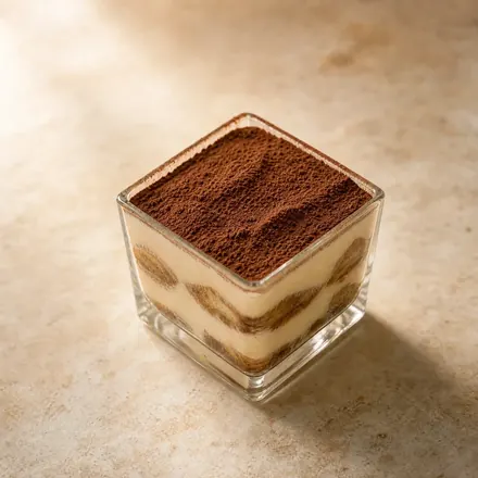 Porzione di tiramisù